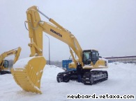 Гусеничный экскаватор Komatsu PC400.